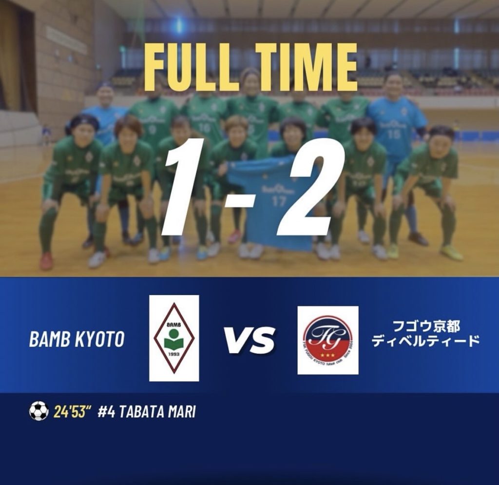 関西女子フットサルリーグ 2025 第8節(上位リーグ第1節)