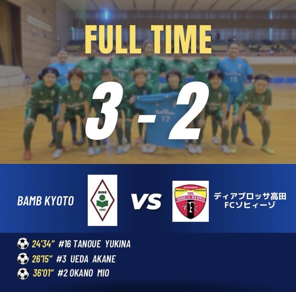 関西女子フットサルリーグ 2025 第7節